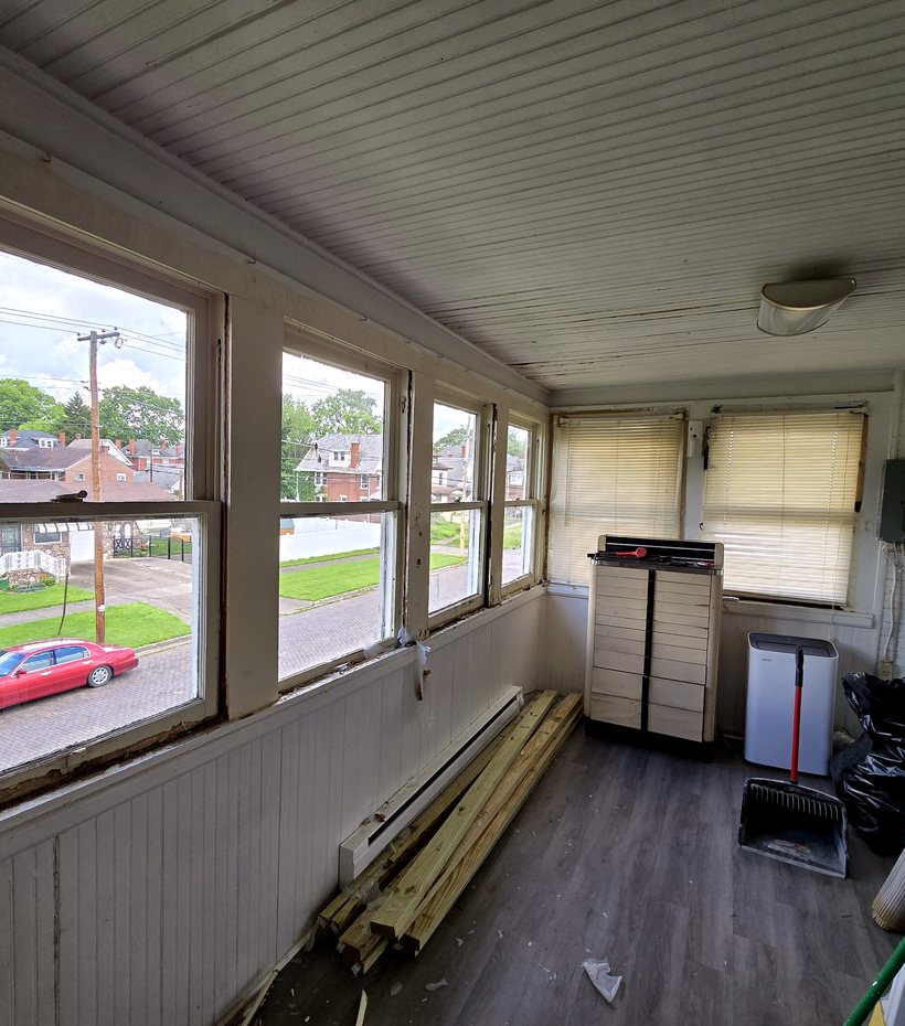sunroom window wall