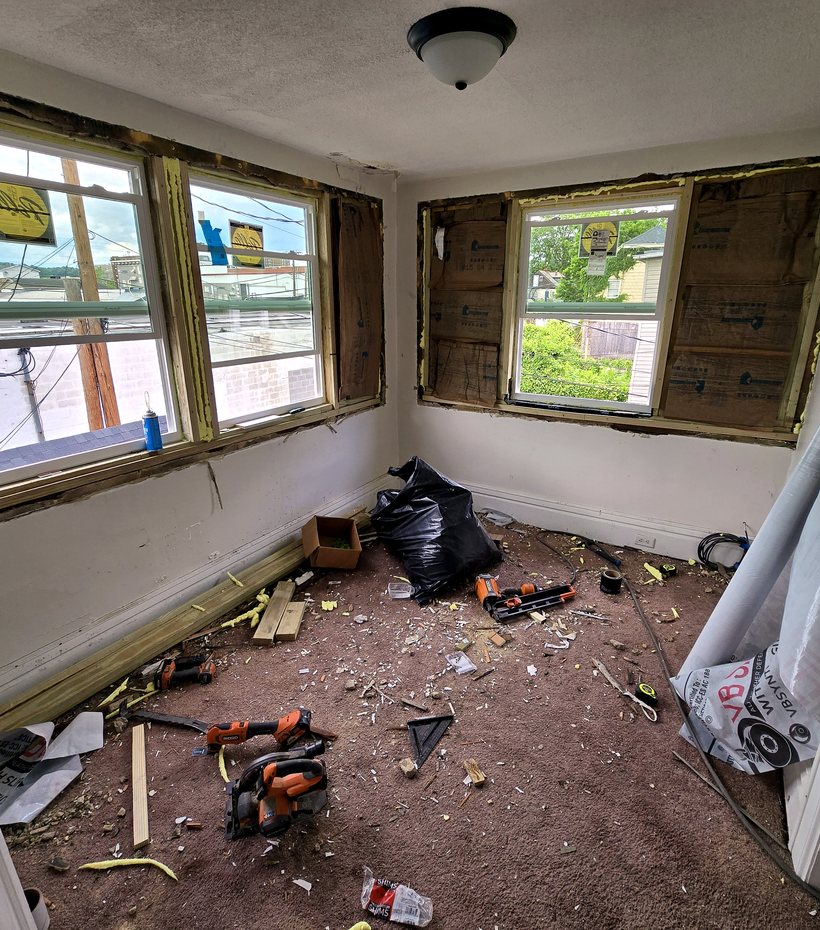 sunroom final prep